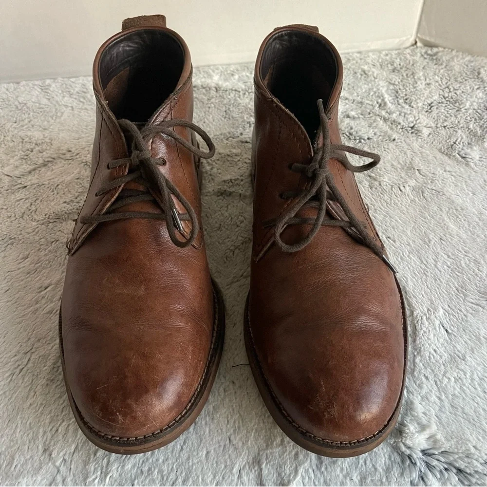 Cole Haan Chukka Boots 8.5 Brown Leather